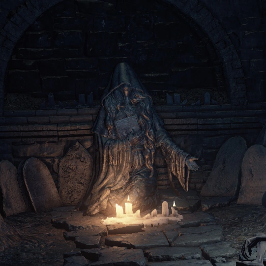 Статуя Велки из Dark Souls III