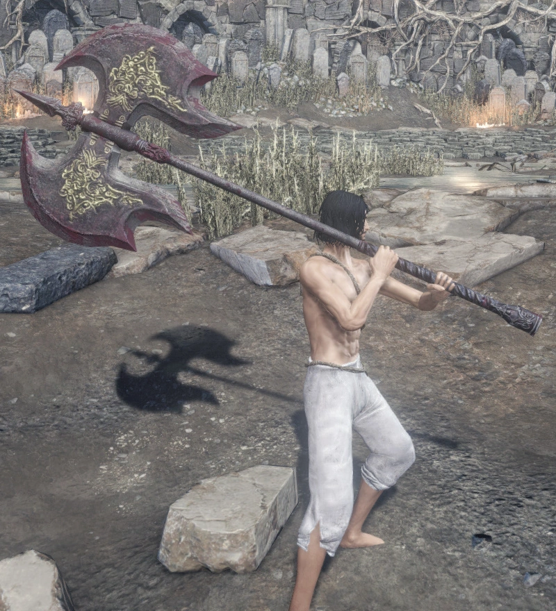 Двуручный хват.