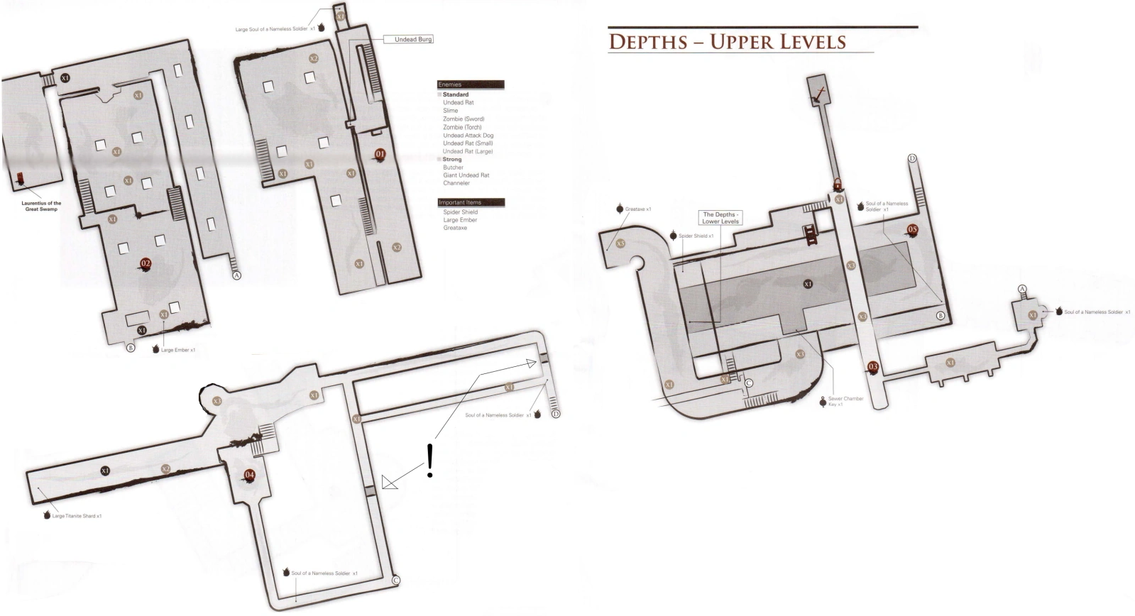 Карта верхнего уровня Глубин.<br/>