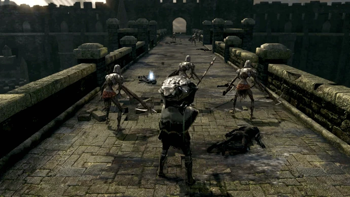 Двуручная силовая атака.