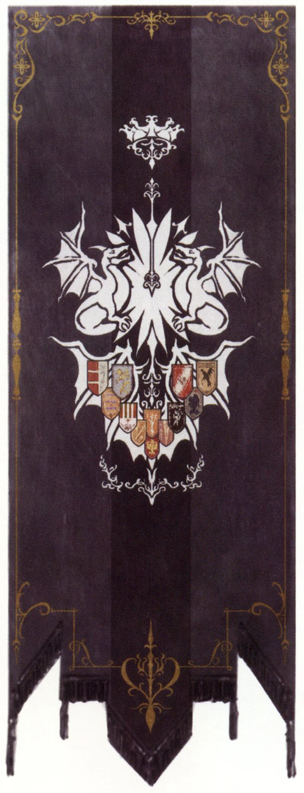 Флаг с полным гербом