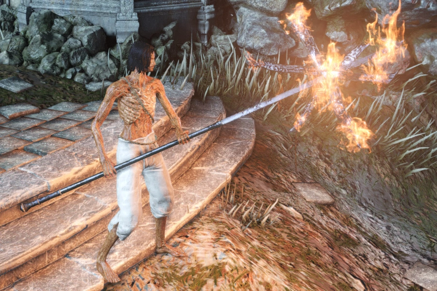 Двуручный хват.