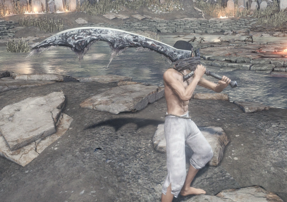 Двуручный хват.