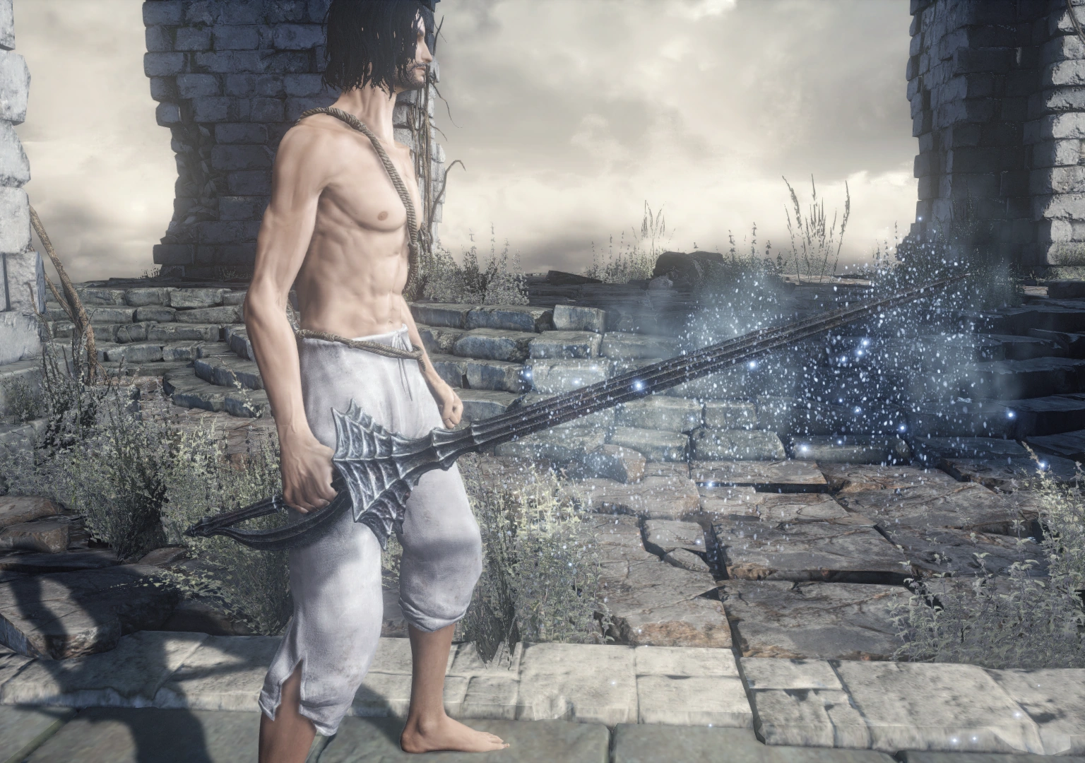 Одноручный хват.