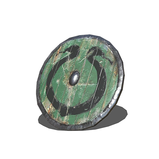 Круглый щит с кадуцеем (Dark Souls III)