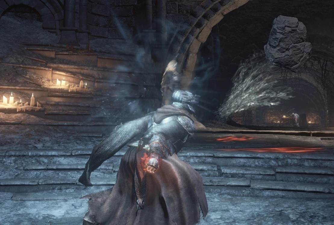 "<strong>Вспышка</strong>" булыжника.