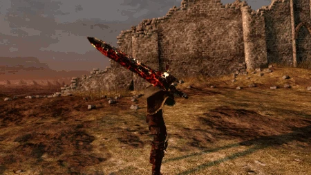 Силовая атака в двуручном хвате