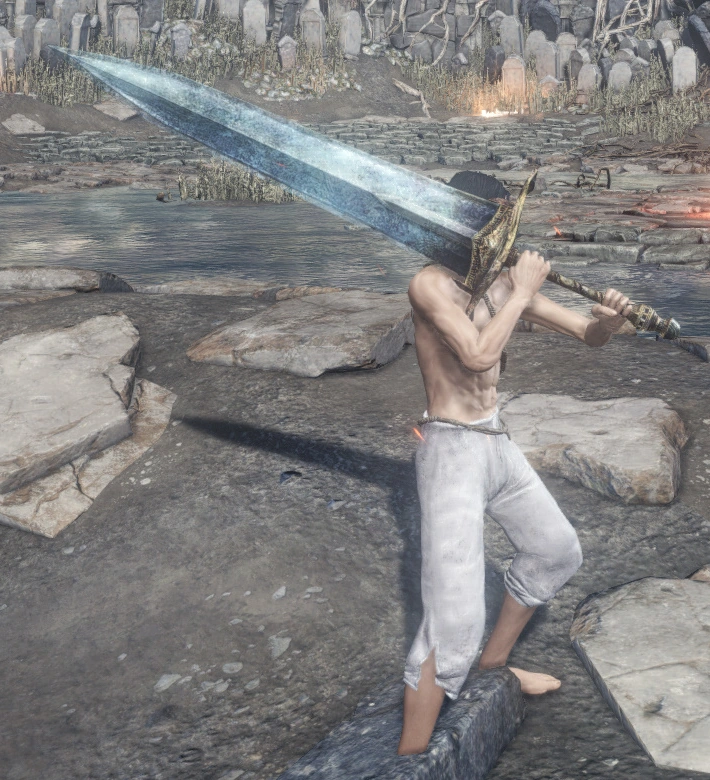 Двуручный хват.