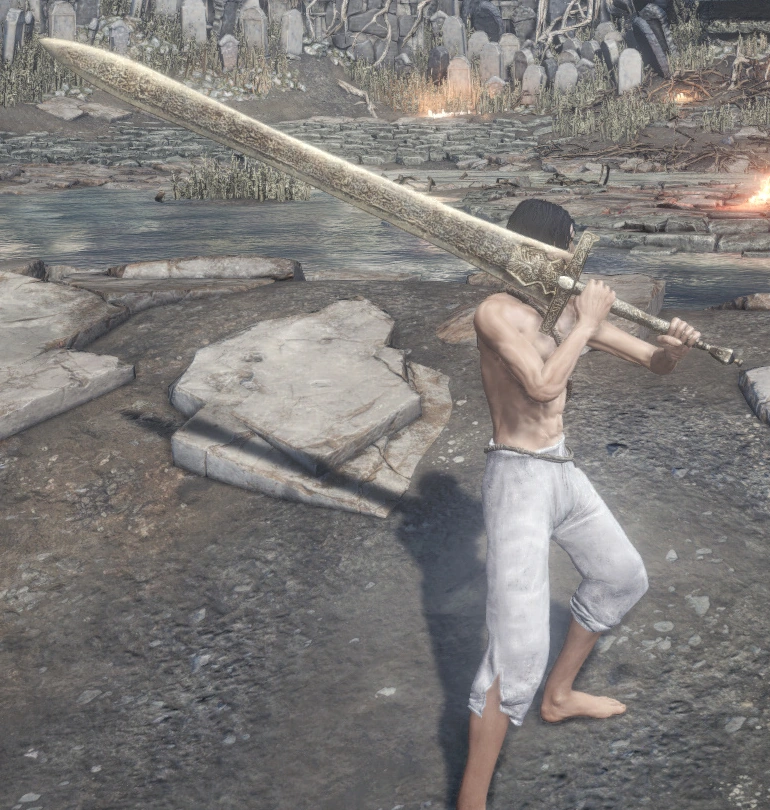 Двуручный хват.