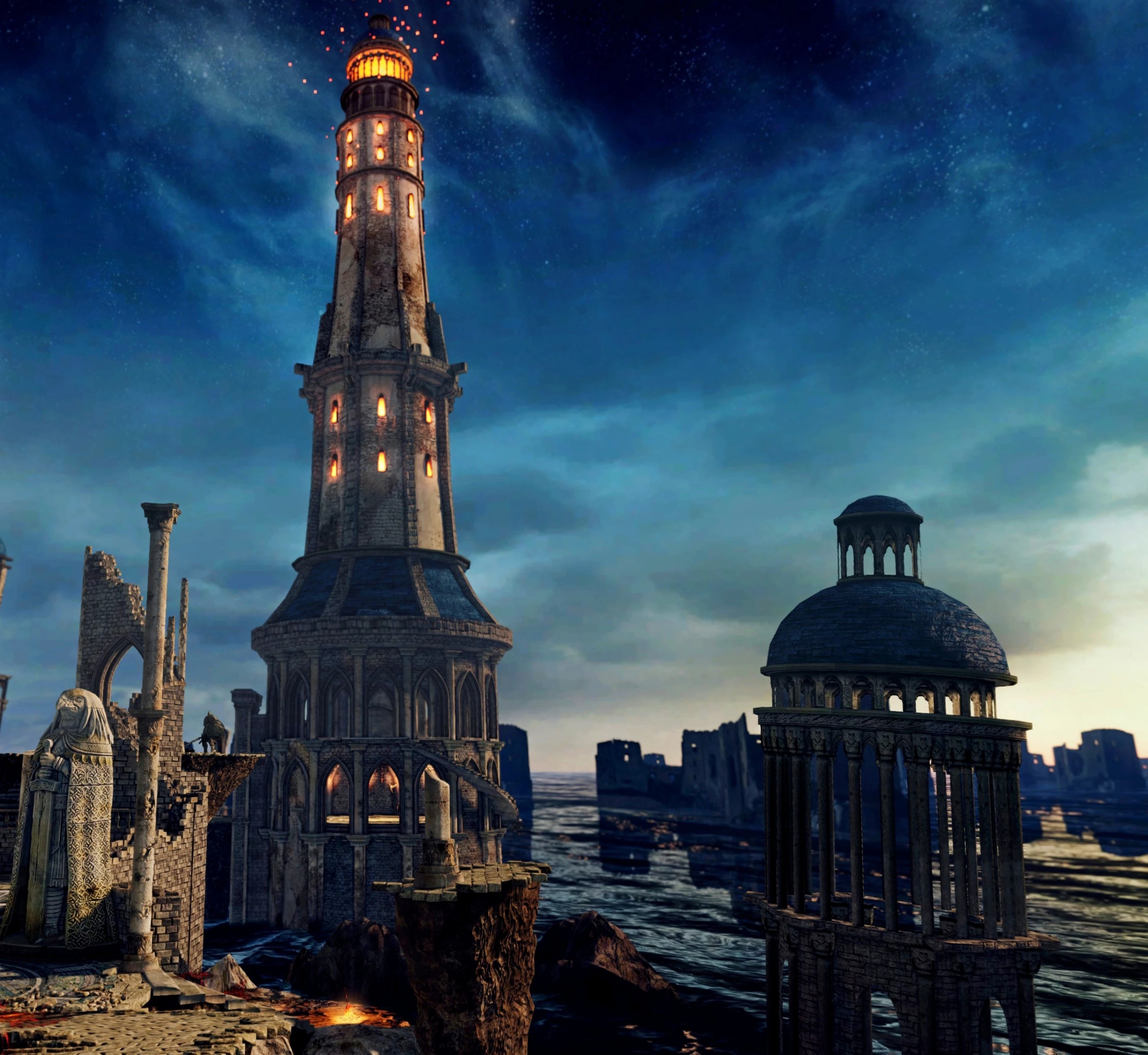 Огненная Башня Хейда(панорама)