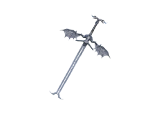 Двуручный меч с крыльями виверны