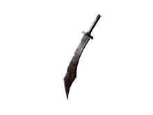 Красная ржавая сабля