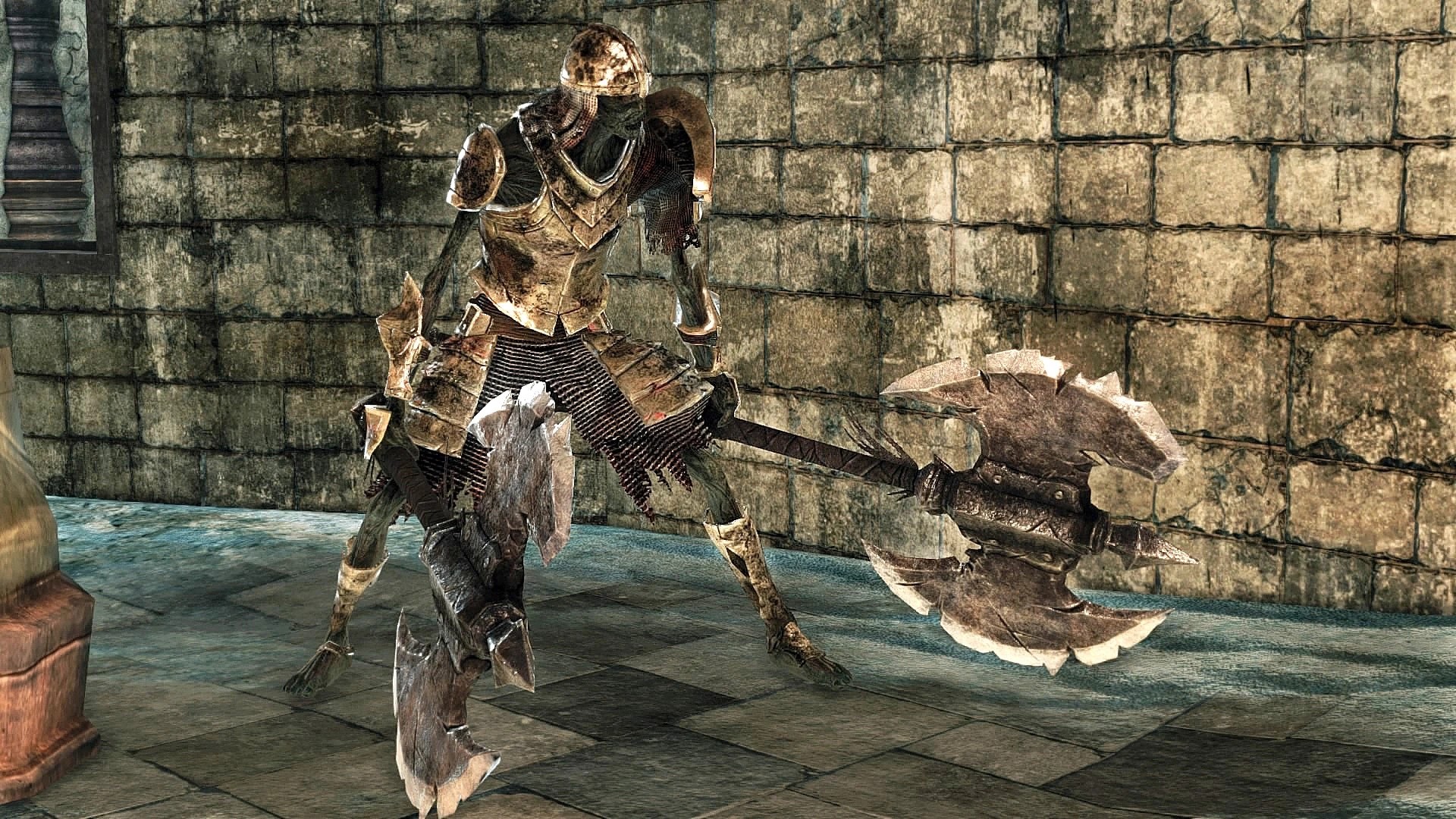 С двумя топорами