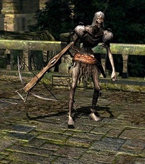 Полый солдат с арбалетом.