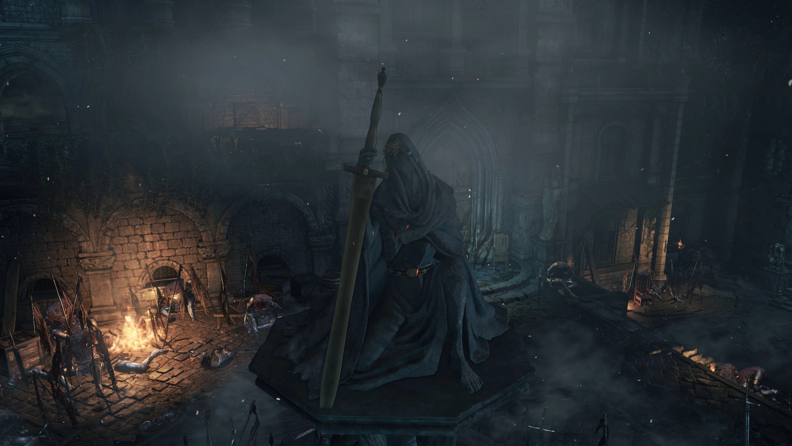 Статуя молодого Саливана.