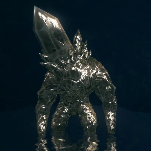 Золотой Кристальный Голем*