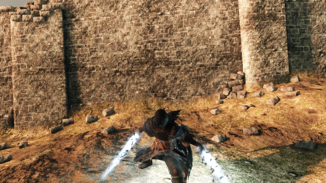 Прямой меч слоновой кости сильная атака в боевой стойке.