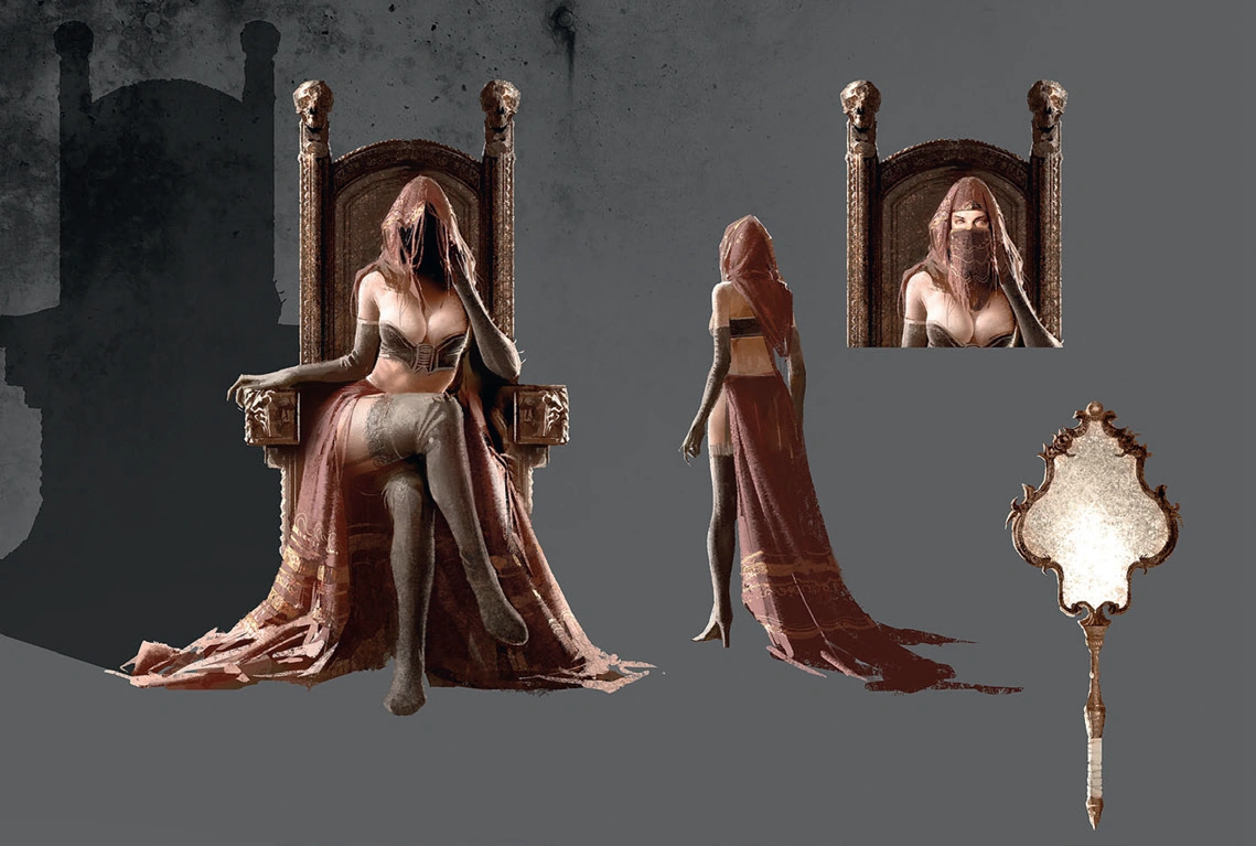 Концепт-арт Пустынной волшебницы.