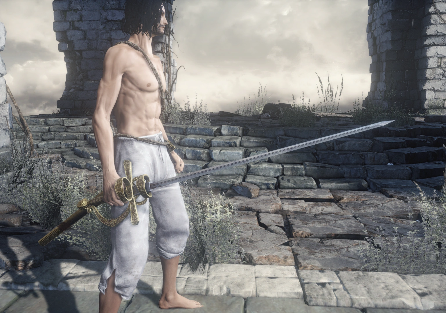 Одноручный хват.