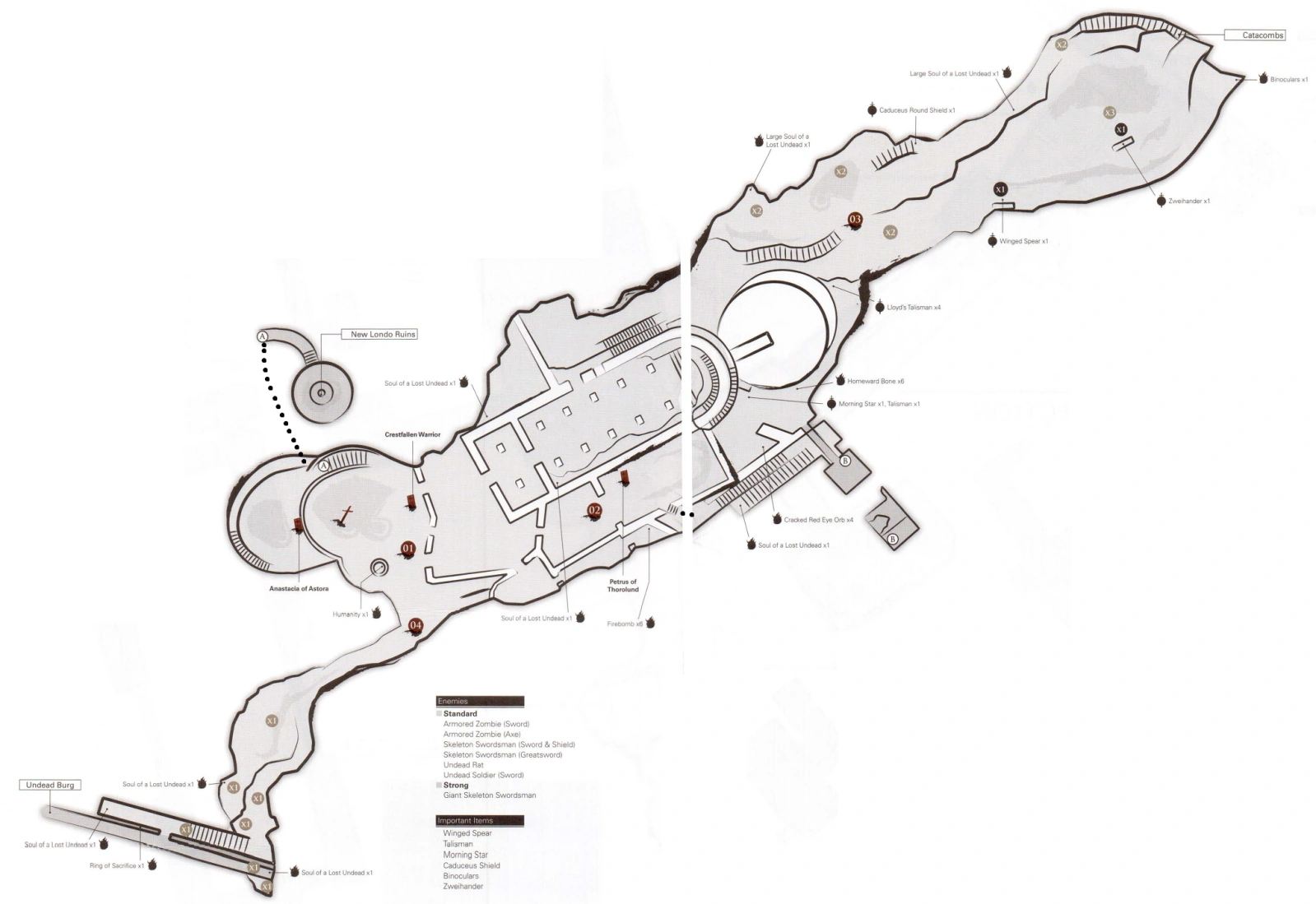 Карта Храма Огня (англ. язык).