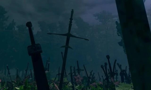 Меч в Саду Темных Корней.