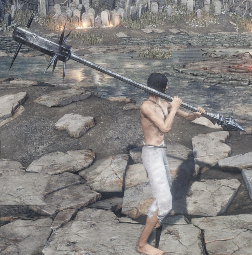 Двуручный хват.