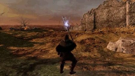 Каст заклинания силовой атакой