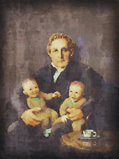 Артур с отцом и братом