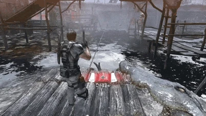 Анимация смерти (на плоту)