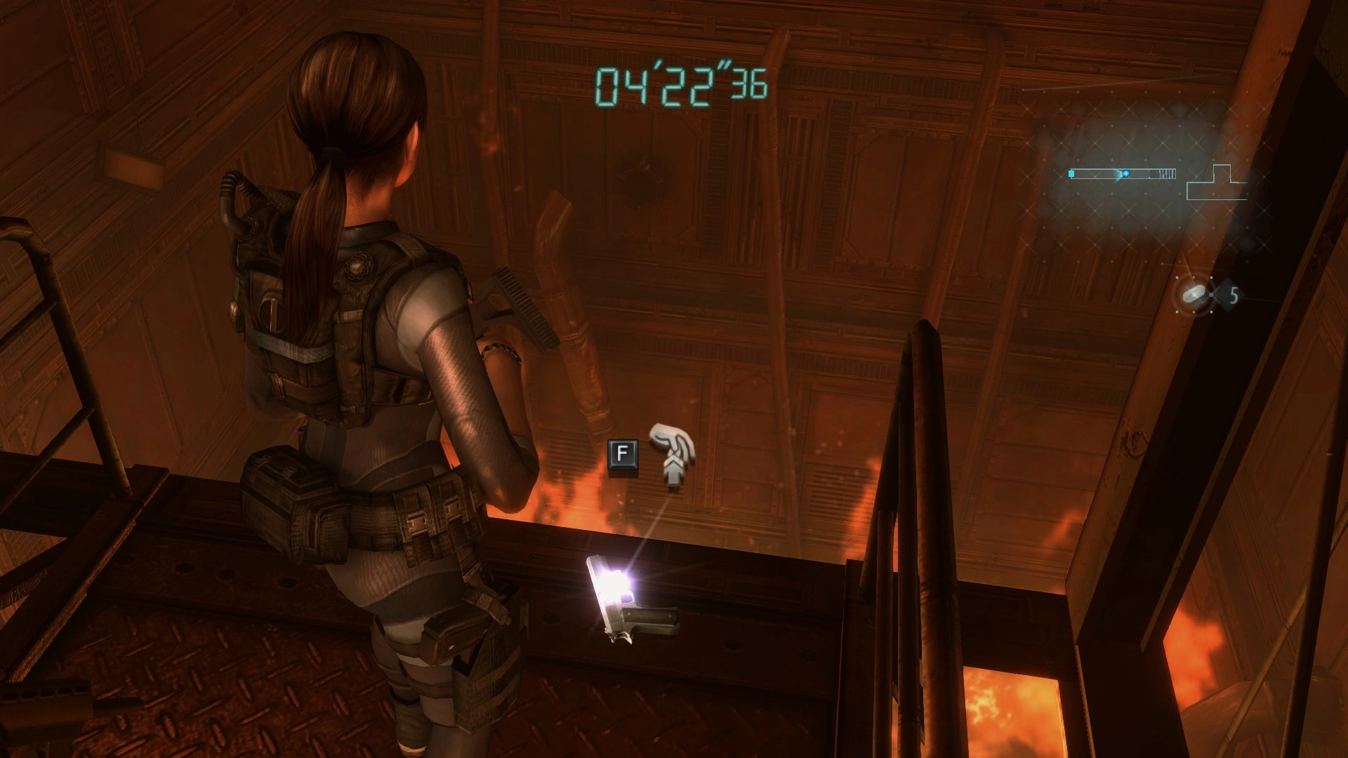 Местонахождение пистолета