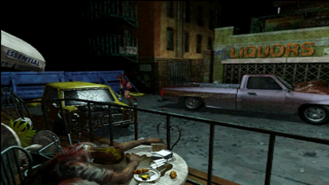 Местные магазин и ресторан